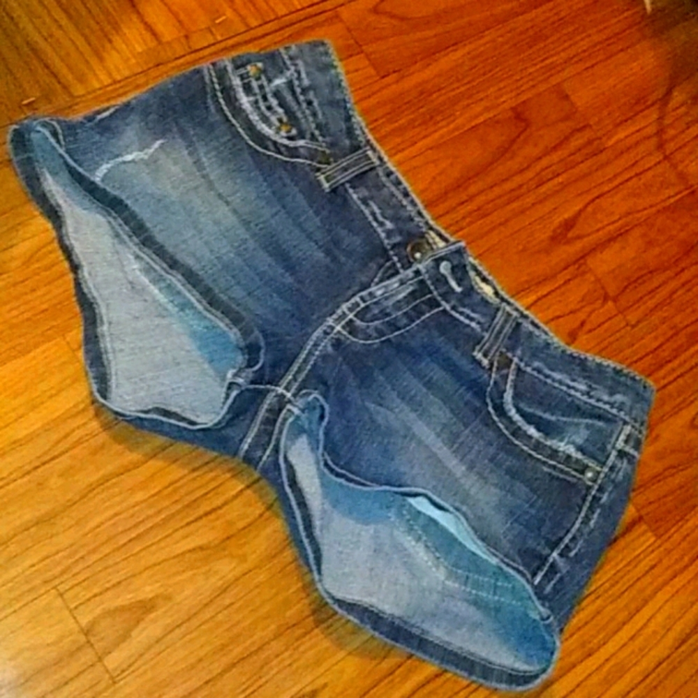 Pair of jean shorts
